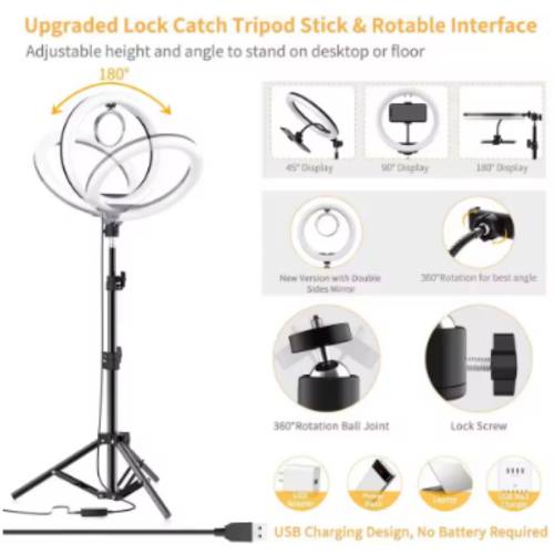 رینگ لایت سه پایه LED
